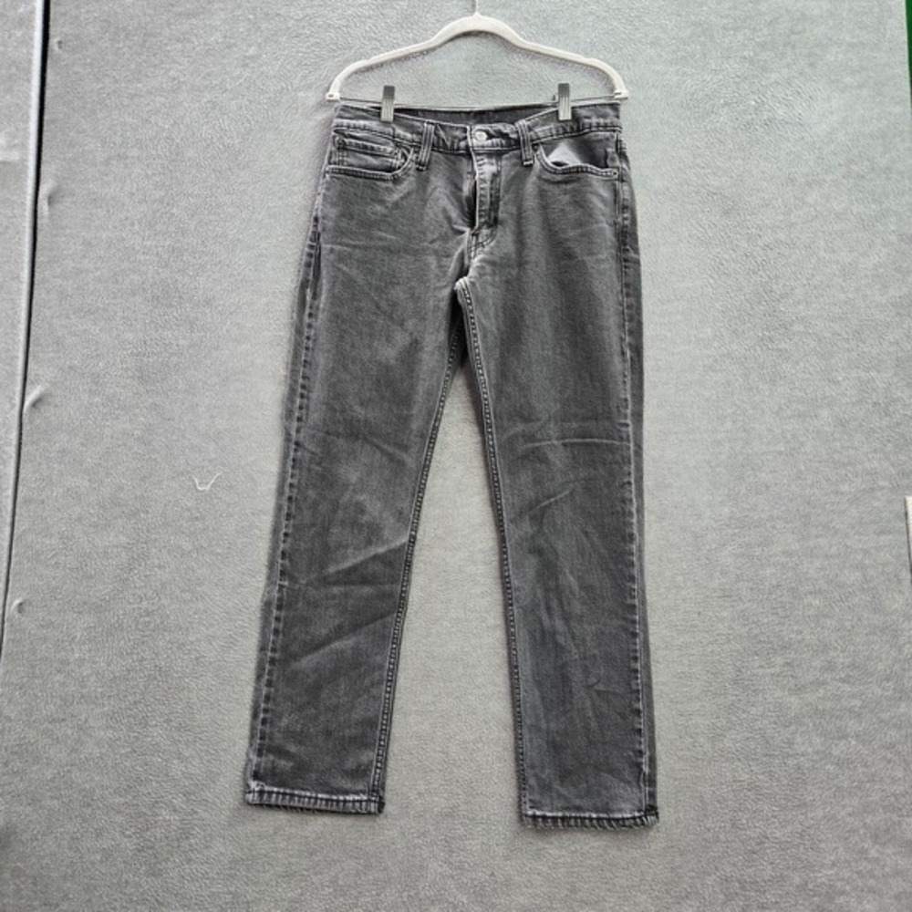 Levi's 511 Men Jeans 33x32 Gray Denim Slim Straight Adult Pockets (32x29)